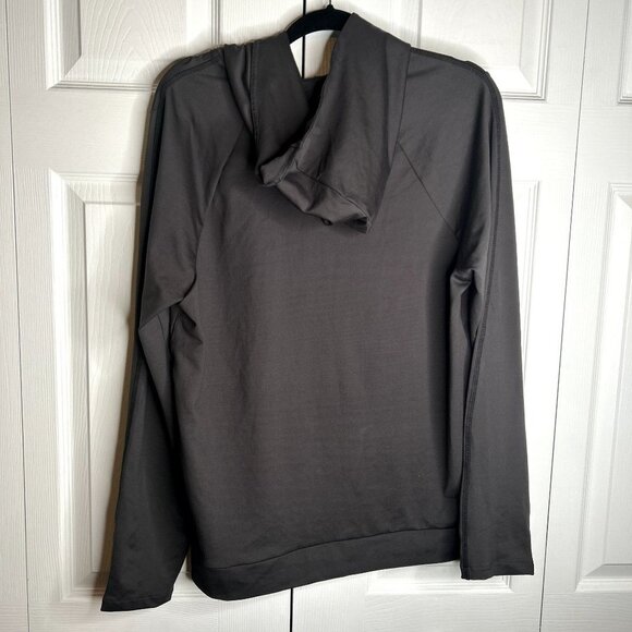 Everlane The ReNew Air Charcoal Black Long Sleeve Hoodie Men's Size Medium M - Picture 2 of 10